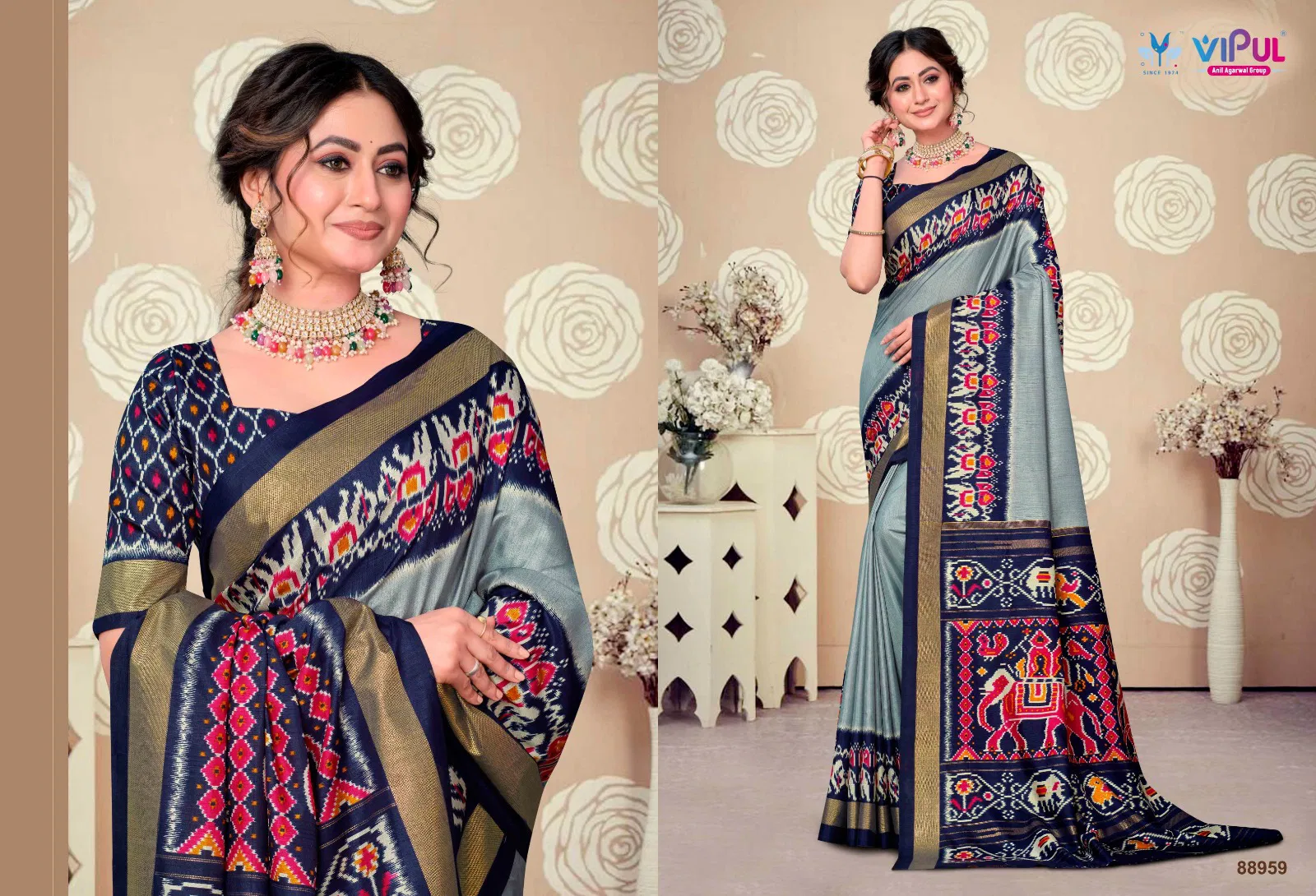 Sentosa Silk By Vipul Soft Silk Occasion Wear Saree Exporters In India